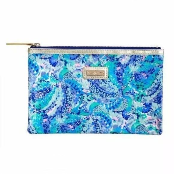 NWT LILLY PULITZER FOLIO LAPTOP SLEEVE W/AGENDA SET AFTER THE WAVE - Picture 6 of 11